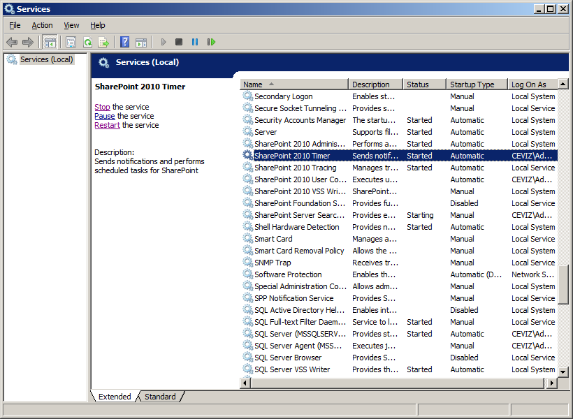 sharepoint-timer